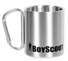 Термокружка 200 мл BOYSCOUT скадная ручка-карабин 61112
