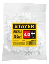 Крестики  для кафеля  4мм 100шт STAYER 3380-4