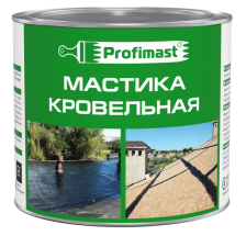 Мастика битумная кровельная (2л/1,8кг) Profimast