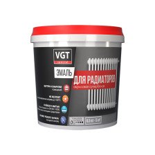 Эмаль супербелая полуглянцевая для радиаторов (0,5кг) ВГТ