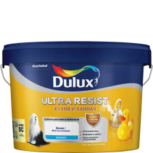 Краска Dulux Ultra Resist для кухни и ванной матовая BC (2,25л)