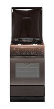 Плита газовая Гефест 3200-06 К19 (50x57x85см)(цвет:коричневый, варочная поверхность-эмаль)