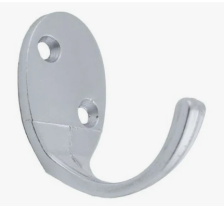 Крючок мебельный одинарный 2020 хром