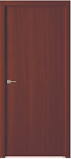 Полотно дверное гладкое ДГ400 орех итальянский (ВДК)