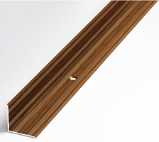 Порог Лука ПУ05-1 внутренний угол 1,8м дуб темный (091) 20х20 мм