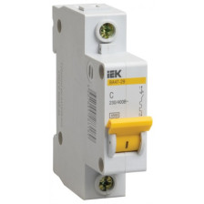 Выключатель автоматический IEK 1р 20А