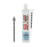 Химический анкер Тех-КРЕП TIT PE-500 385мл для тяжелых нагрузок с насадкой 