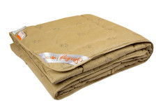 Одеяло Стерлинг верблюжья шерсть/тик х/б всесезонное Осв-во/т Плотность: 300гр, Евро