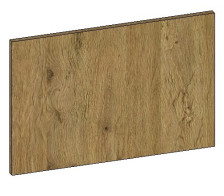 Фасад ДУБЛИН 396 х 536 мм правый-левый МДФ пленка Дуб Американский 
