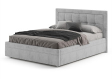 Кровать Джессика 2 (1,6х2м)  ПМ800, ортопедическое основание, БН, Велюр Teddy 023 К