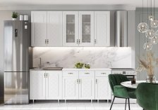 Кухня Ирина 2,0/900м Белый матовый