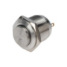 Кнопка антивандальная Ø16 Б/Фикс (2с) OFF-(ON) выпуклая (A16-A3) REXANT 36-3236