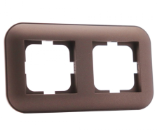 Рамка 2-м OVIVO LOFT мокка