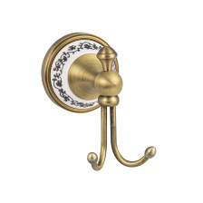 Крючок двойной BRIMIX бронза/керамика 94114