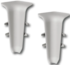 Угол внутренний Идеал Деконика светло-серый 55 мм