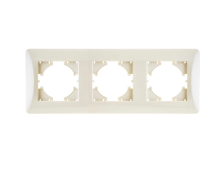 Рамка 3-м С1130-003 бежевый