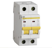 Выключатель автоматический IEK  2р 63А