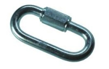 Карабин винтовой оцинкованный 8 мм (упаковка)