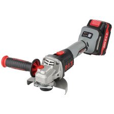 Шлифмашина угловая PIT PWS20H-125D/1 аккумуляторная (20В, 2x1,5Ач, бесщеточная)