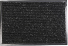 Коврик придверный ребристый 50х80см Стандарт (черный)