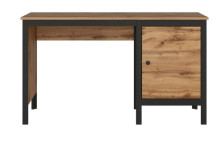 Стол письменный "Лофт" BIU/130 Дуб вотан/черный