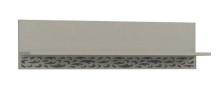 Полка TWIST ТВ твист Серебро, 1400х350х220