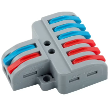 Зажим клеммный 2х6(0,08-2,5) СМК с рычагом разветвительный GENERAL 800496