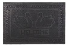 Коврик резиновый Лебеди 40х60см SANSTEP (чер)