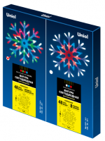 Фигура светод Снежинка 40х40см Uniel ULD-H4040-048/DTA MULTI IP20 SNOWFLAKE ш/к87564(34527)