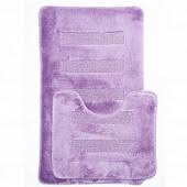Коврик для ванных комнат  AQUA-PRIME Enigma из 1 шт 50х80см 12мм (сирень) 1/30
