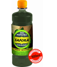 Морилка водная ЭКО "Пепельный"  (0,5л) SAFORA