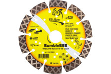 Диск алмазный 129х22,23х2,4х10х12 по армированному камню кирпичу 1A1R BumbleBEE Elsilber EL-RY0301B