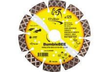 Диск алмазный 129х22,23х2,4х10х12 по армированному камню кирпичу 1A1R BumbleBEE Elsilber EL-RY0301B