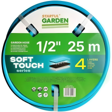 Шланг 1/2" армированный х25м STARTUL GARDEN Soft touch 6040-1/2-25