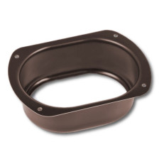 Воронка врезная 127 коричневая GL