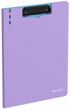 Папка-планшет А4 1800 мкм пластик сиреневая с зажимом Berlingo