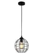 Люстра IM MD 1703-1-P BK H790 D150 1х60W E27