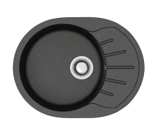 Мойка 575х440 искусственный камень черный 10/Q4