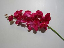 Ветка Орхидея малиновая 80см S1777/3