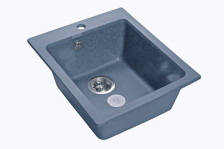 Мойка 430х510 искусственный камень графит GF-P505