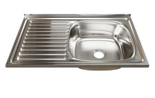 Мойка накладная 50х80 (0,6) h=160 Л Mixline