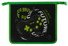 Папка для тетрадей 1 отд А5 ArtSpace The Joystick пластик, на молнии