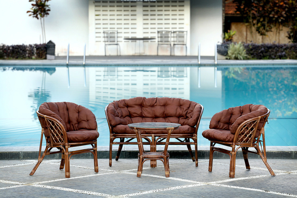 Набор мебели Bahama с подушками (стол+диван+2 кресла) кофе на Лесоторговойв Орле по цене: 37 900 ₽