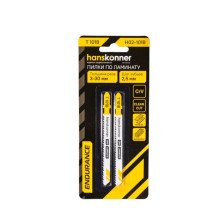 Пилки для лобзика T101B по ламинату 2шт Hanskonner H02-101B 