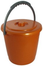 Ведро 5л пл  Колор С402К с крышкой