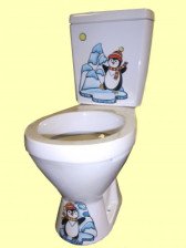 Унитаз Компакт Детский Пингвин 
