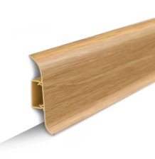 Плинтус Классик Идеал с кабель-каналом дуб 2,2 м 55 мм