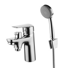 Смеситель для установки на ванну IDDIS Torr с аксессуарами TORSB10i07 (1 отверстие) хром