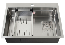 Мойка врезная 65х50 (0,8) h=200 65505 Fabia Profi