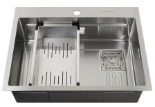 Мойка врезная 65х50 (0,8) h=200 65505 Fabia Profi